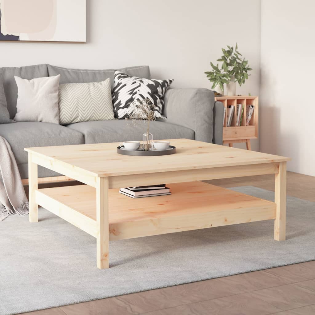 Salongbord 100x100x40 cm heltre furu