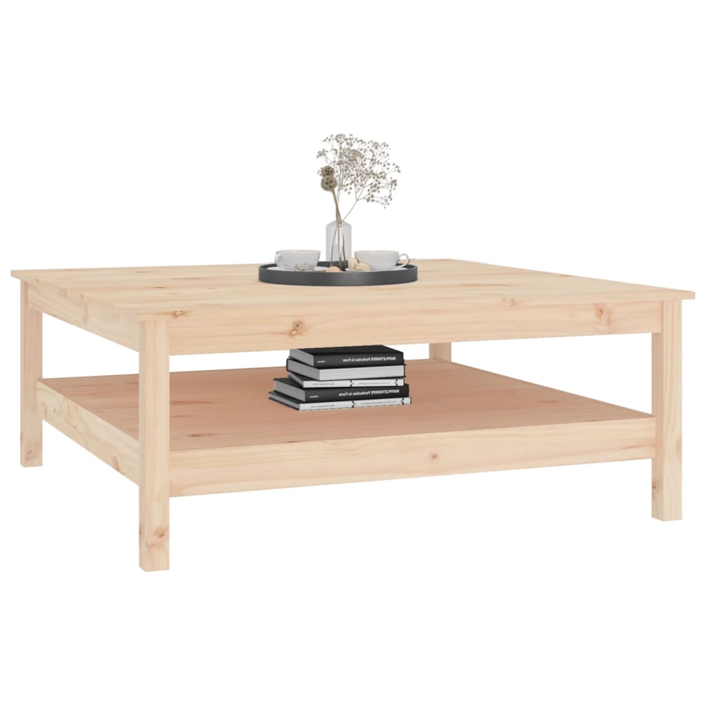 Salongbord 100x100x40 cm heltre furu