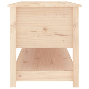 Coffee table 102x49x55 cm solid pine wood