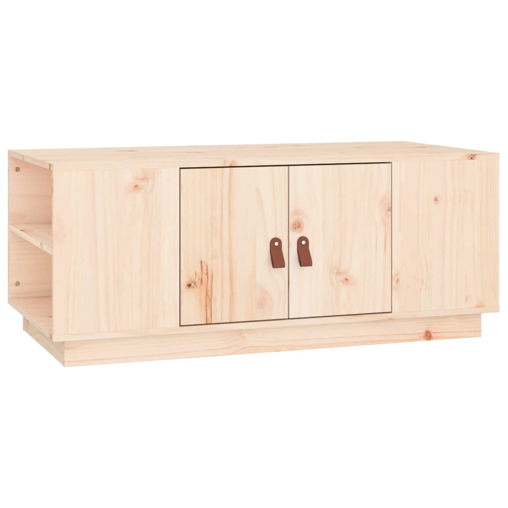Coffee table 100x50x41 cm solid pine
