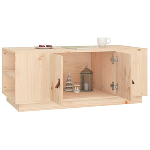 Coffee table 100x50x41 cm solid pine
