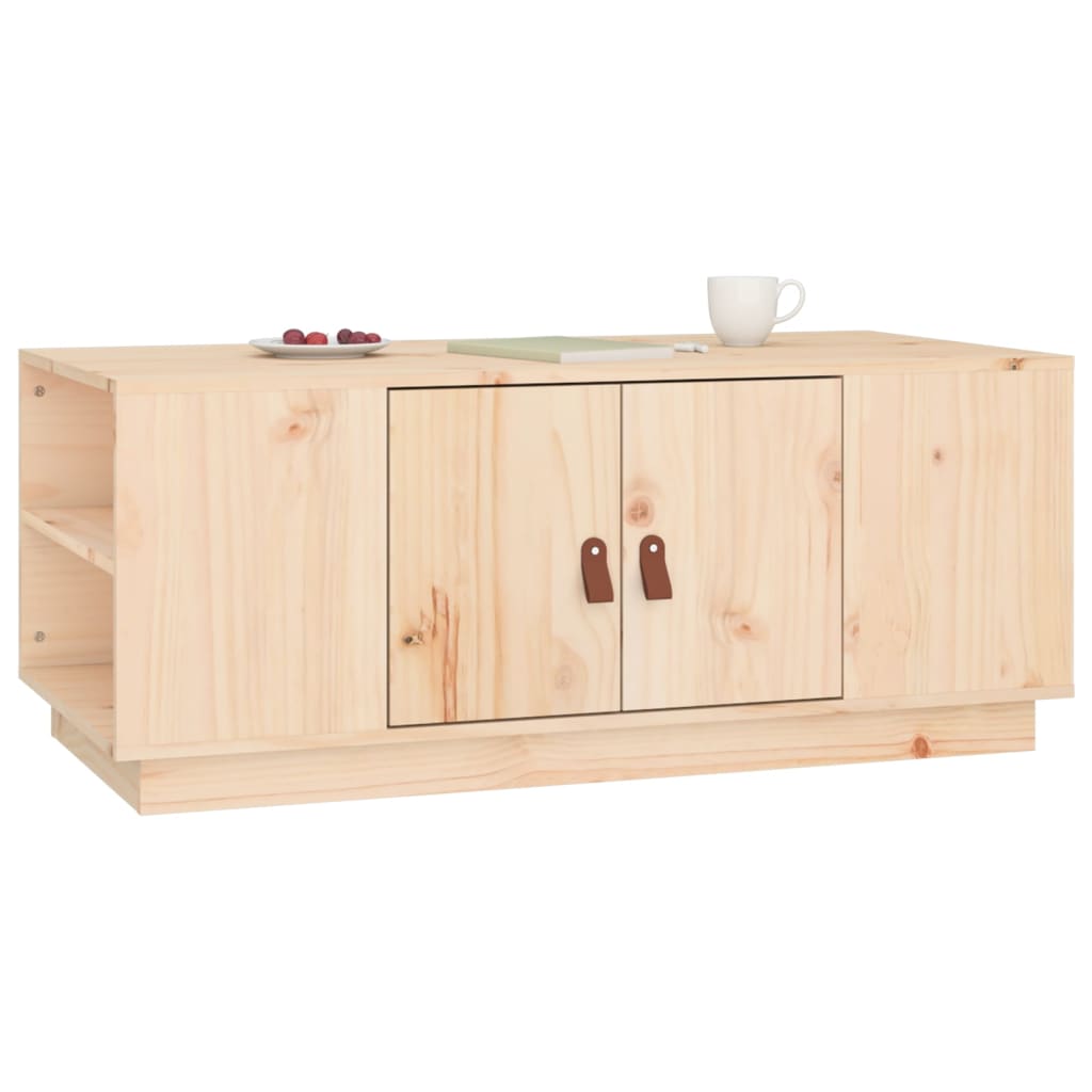 Coffee table 100x50x41 cm solid pine