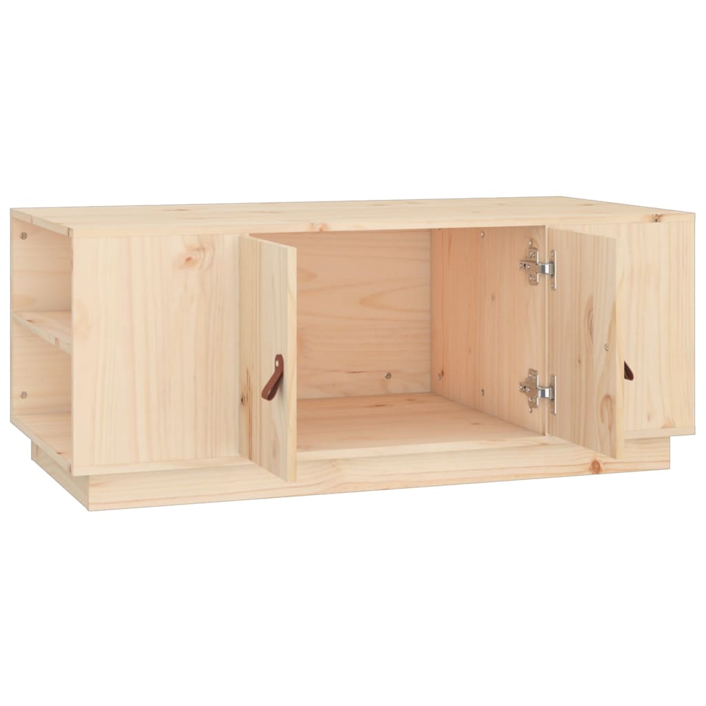 Coffee table 100x50x41 cm solid pine