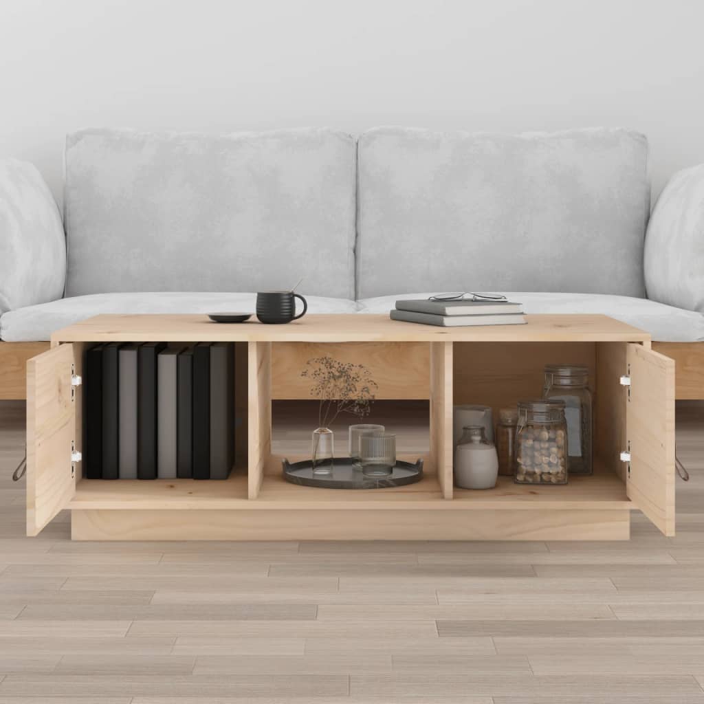 Salongbord 100x50x35 cm heltre furu