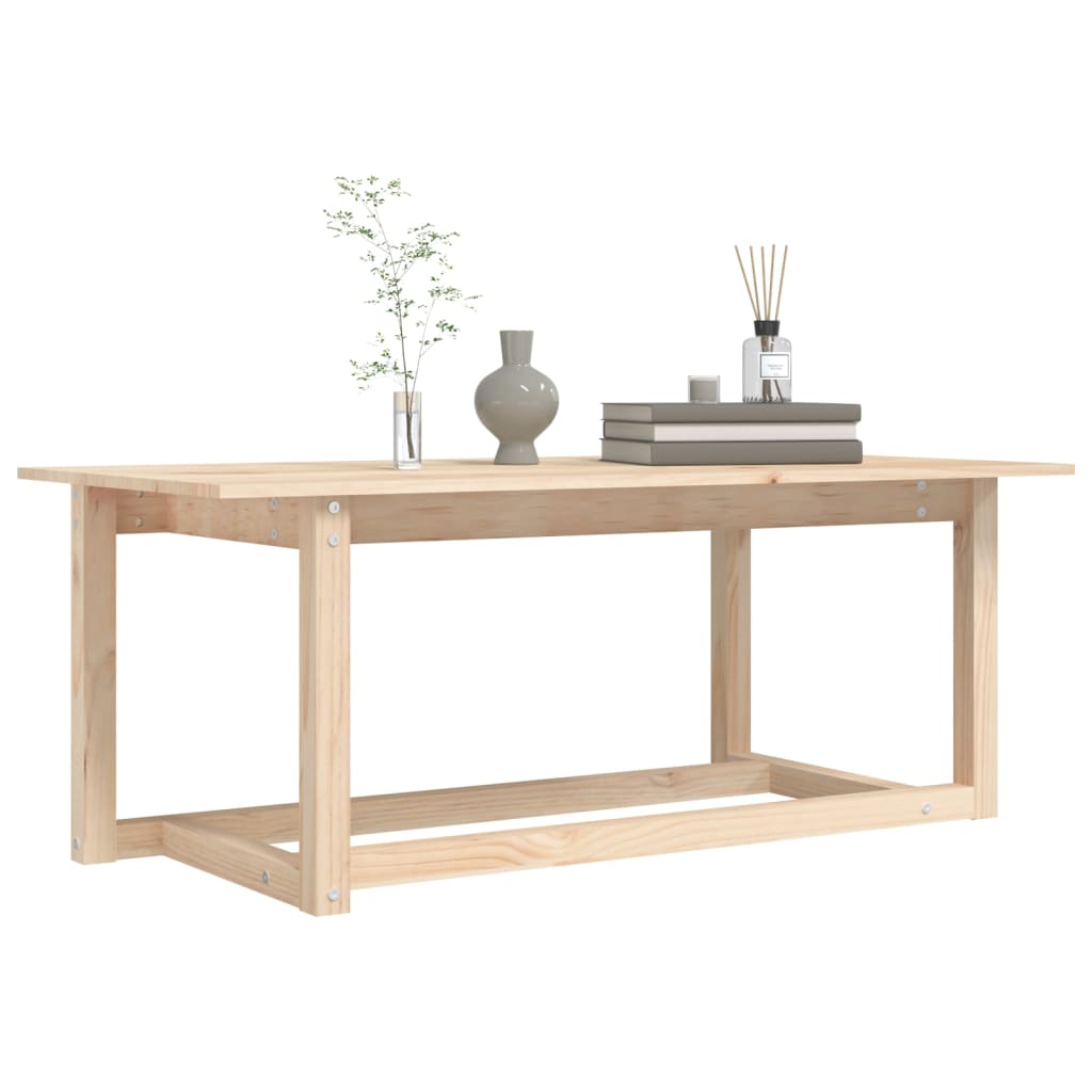 Coffee table 110x55x45 cm solid pine wood
