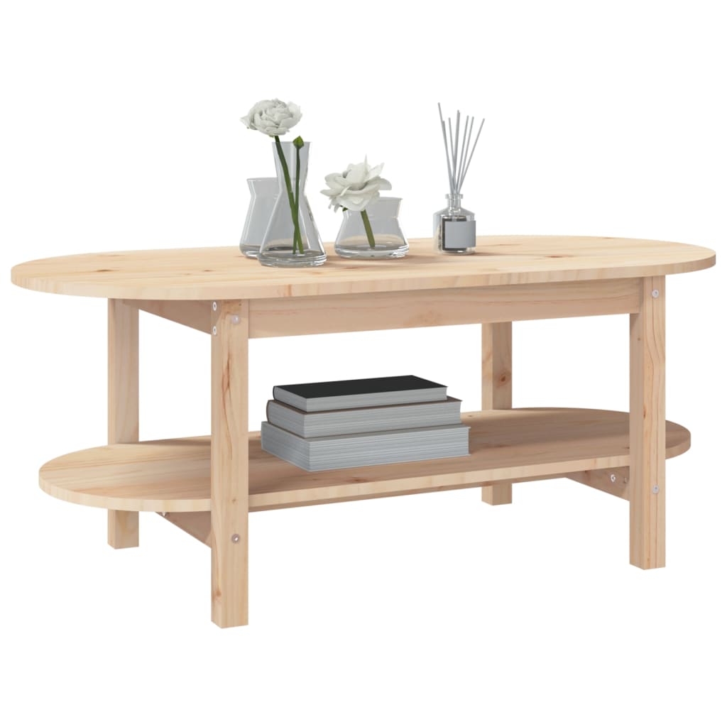 Coffee table 110x55x45 cm solid pine wood