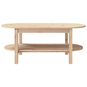Coffee table 110x55x45 cm solid pine wood