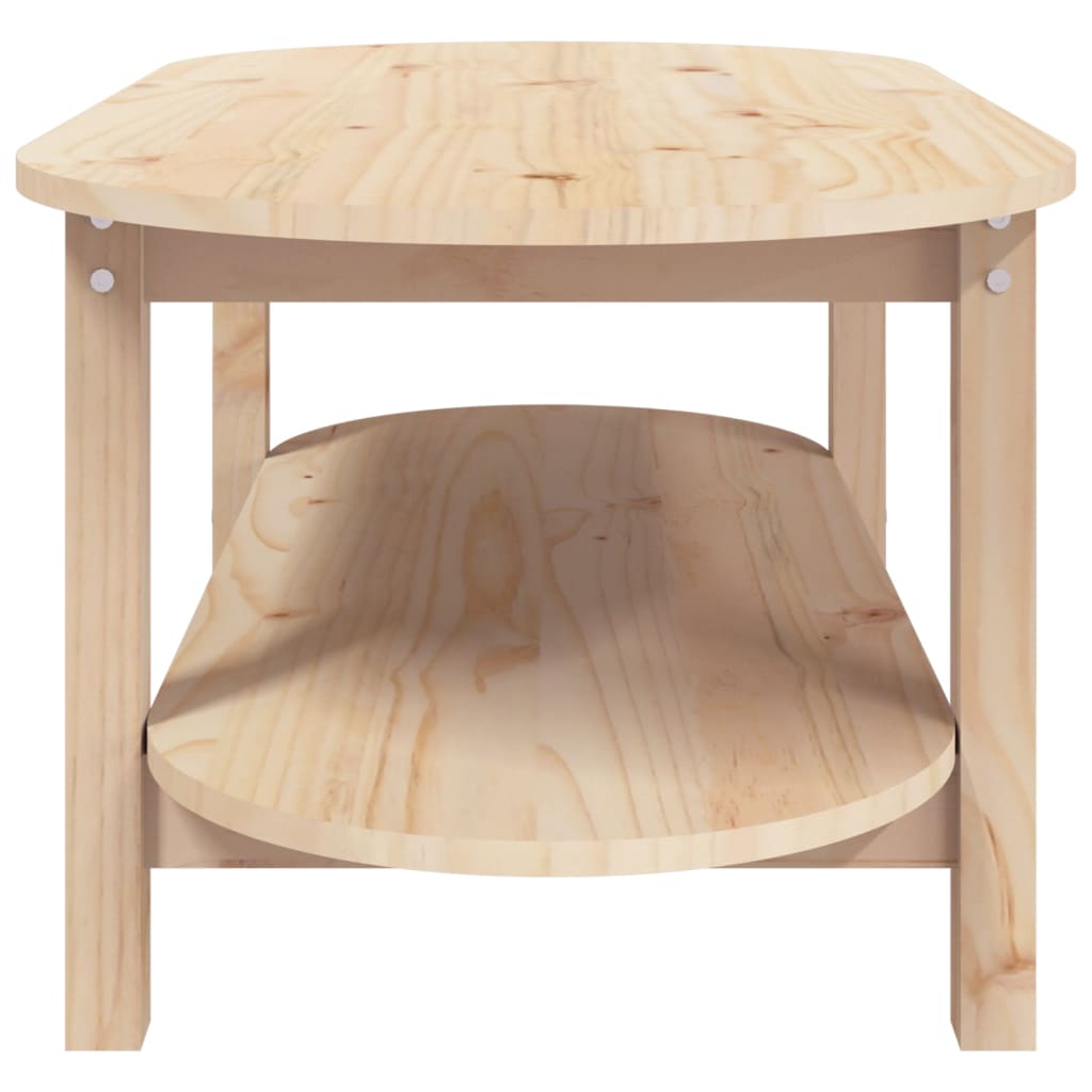 Coffee table 110x55x45 cm solid pine wood