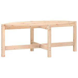 Coffee table 118x63x45 cm solid pine wood