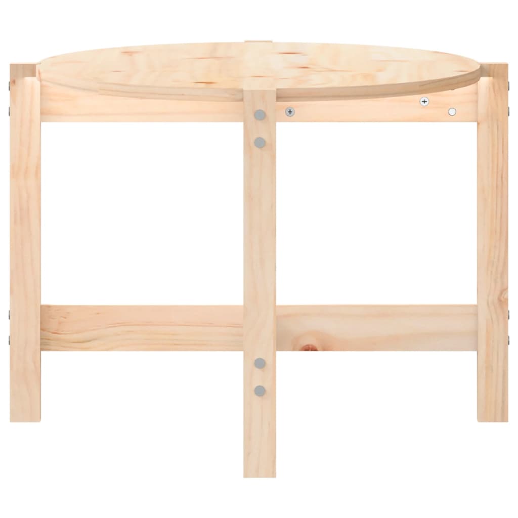 Coffee table 118x63x45 cm solid pine wood