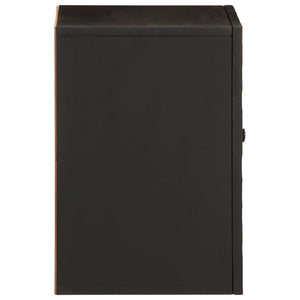 Veggmontert baderomsskap 38x33x48 cm heltre mango