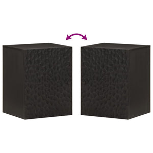 Veggmontert baderomsskap 38x33x48 cm heltre mango