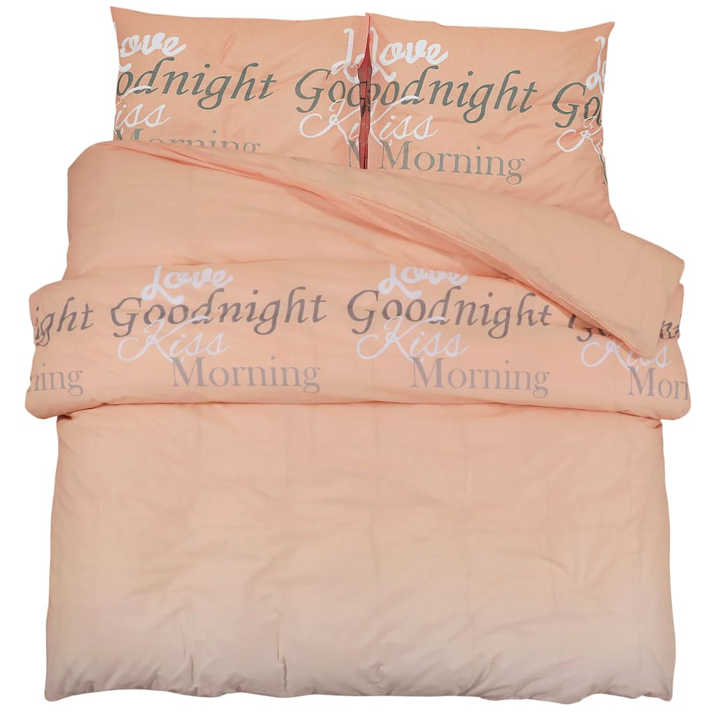 Sengesett rosa 260x220 cm bomull