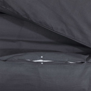 Sengesett svart 260x220 cm bomull
