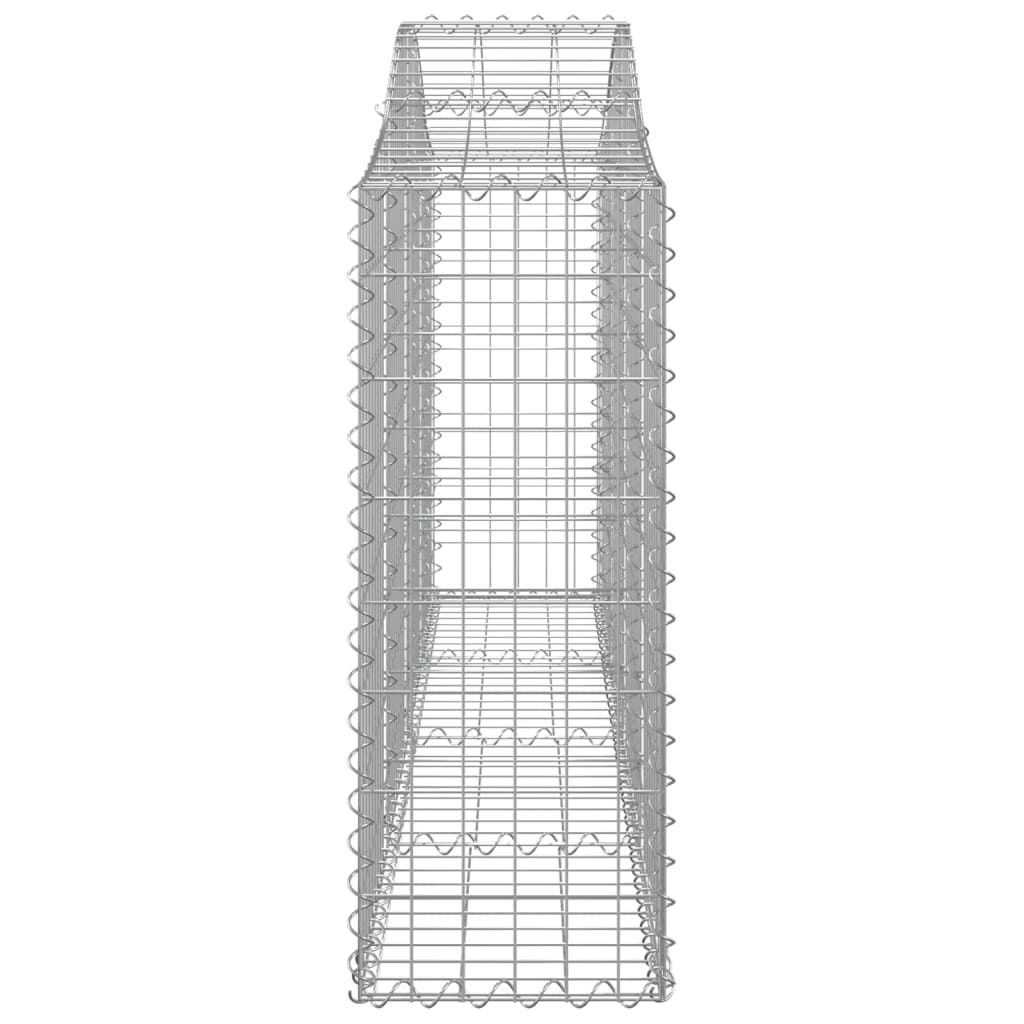 Gabionkurver buede 13 stk 200x30x80/100 cm galvanisert jern