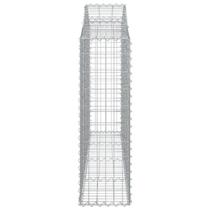Gabionkurver buede 14 stk 200x30x100/120 cm galvanisert jern
