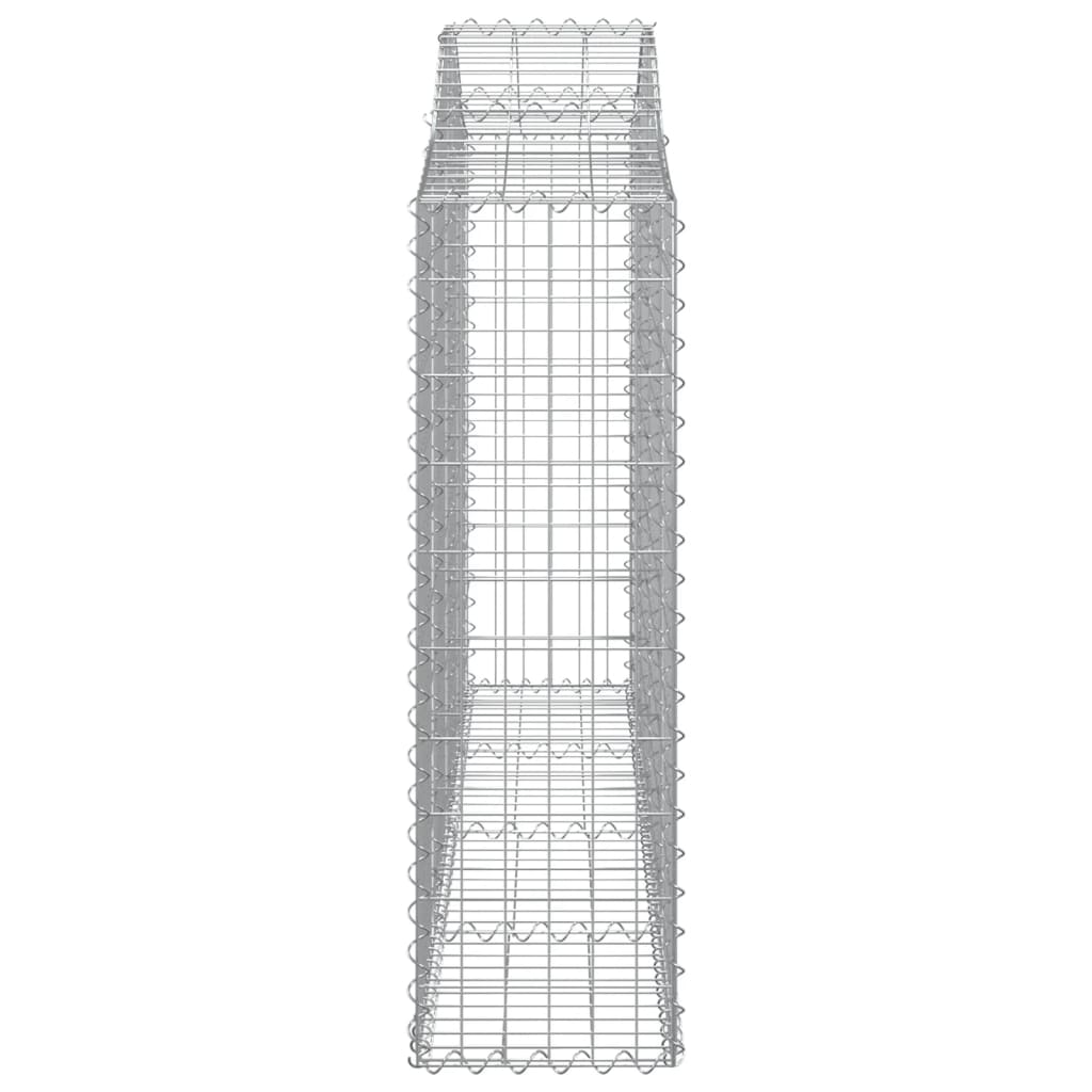 Gabionkurver buede 20 stk 200x30x100/120 cm galvanisert jern