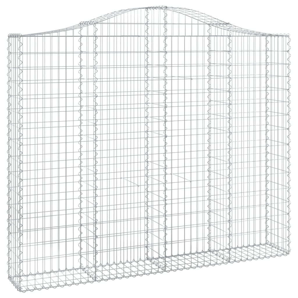 Gabionkurver buede 13 stk 200x30x160/180 cm galvanisert jern