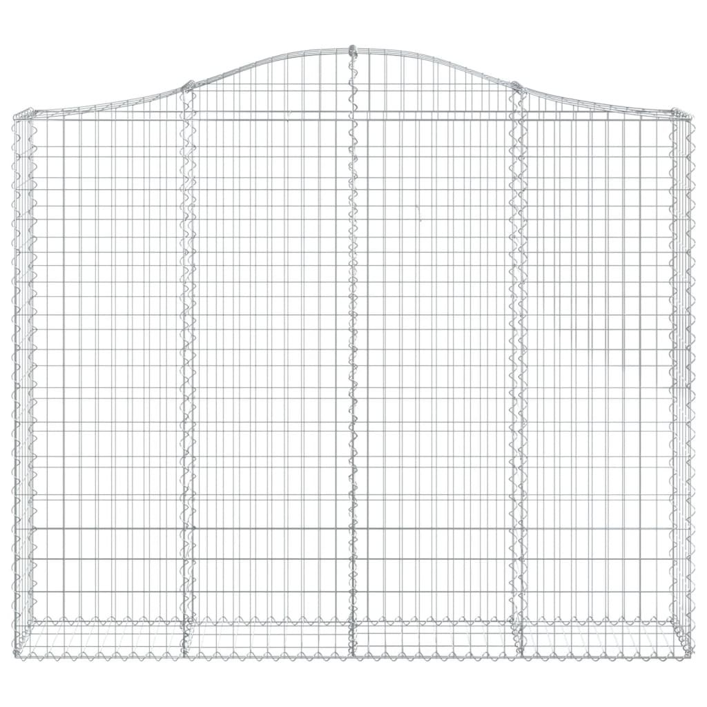 Gabionkurver buede 13 stk 200x30x160/180 cm galvanisert jern