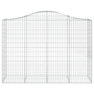 Gabionkurver buede 25 stk 200x50x140/160 cm galvanisert jern
