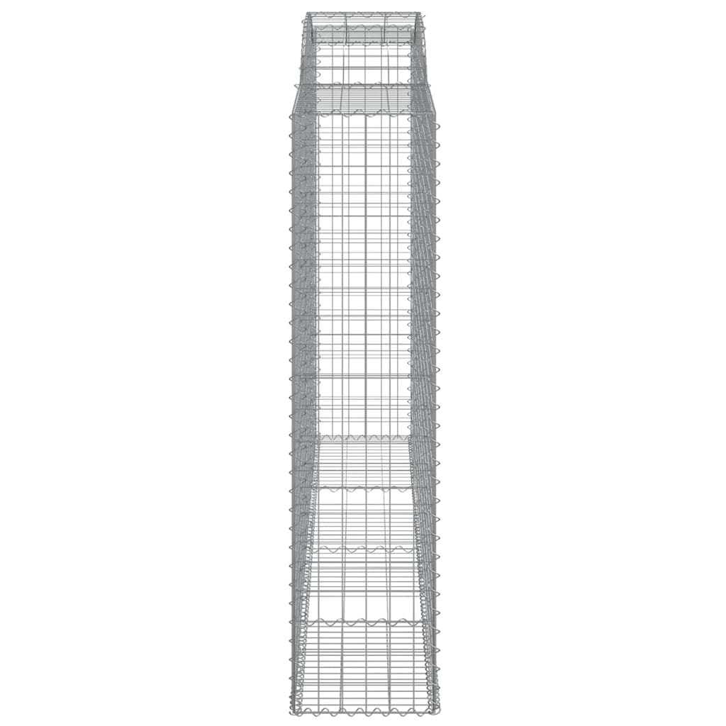 Gabionkurver buede 3 stk 300x50x200/220 cm galvanisert jern