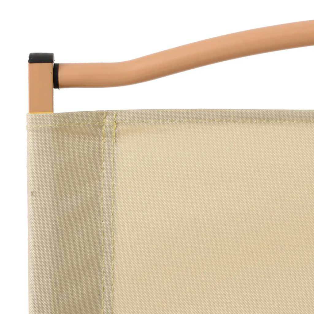Campingstoler 2 stk beige 54x55x78 cm oxfordstoff