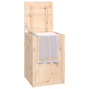 Skittentøyskurv 44x44x66 cm heltre furu