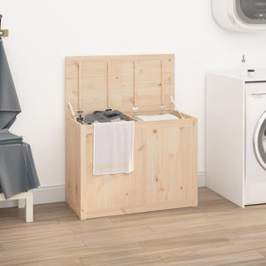 Skittentøyskurv 88,5x44x66 cm heltre furu