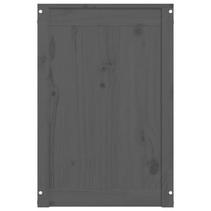 Skittentøyskurv grå 88,5x44x66 cm heltre furu