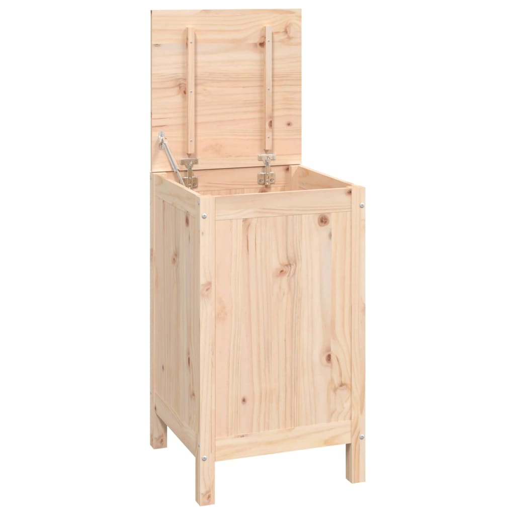 Skittentøyskurv 44x44x76 cm heltre furu