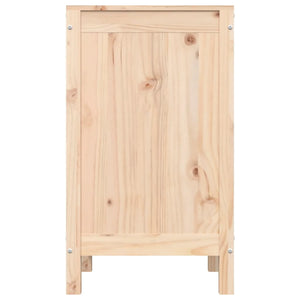Skittentøyskurv 44x44x76 cm heltre furu