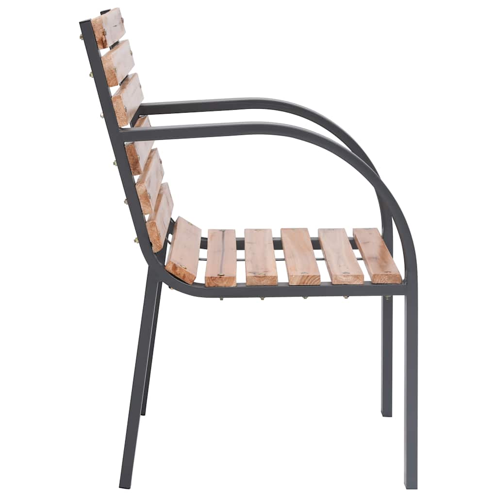 Outdoor chairs 2 pcs solid spruce