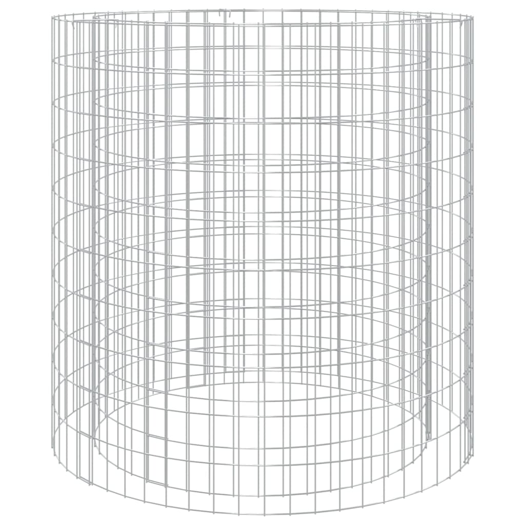 Gabion bålstativ Ø 100 cm galvanisert jern