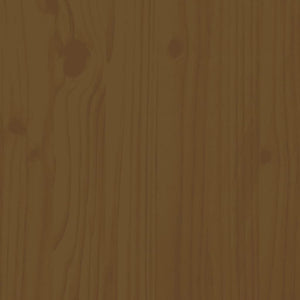 Plantekasse honningbrun 110x110x27 cm heltre furu