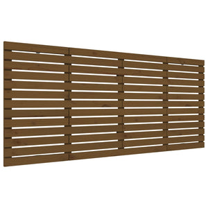 Veggmontert hodegavl honningbrun 206x3x91,5 cm heltre furu