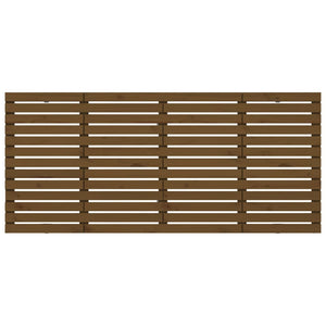 Veggmontert hodegavl honningbrun 206x3x91,5 cm heltre furu