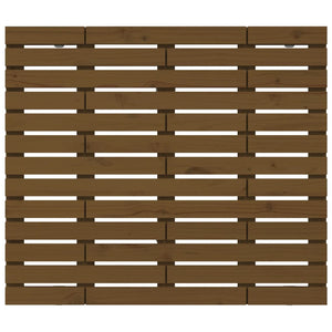 Veggmontert hodegavl honningbrun 126x3x91,5 cm heltre furu