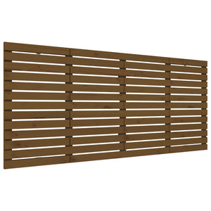 Veggmontert hodegavl honningbrun 156x3x91,5 cm heltre furu