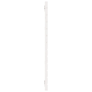 Veggmontert sengegavl hvit 186x3x91,5 cm heltre furu