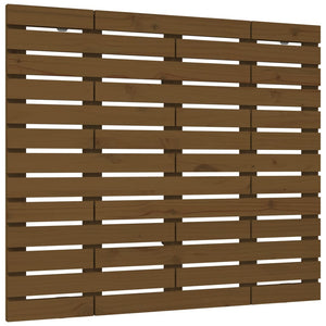 Veggmontert hodegavl honningbrun 141x3x91,5 cm heltre furu