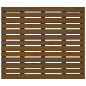 Veggmontert hodegavl honningbrun 141x3x91,5 cm heltre furu