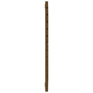 Veggmontert hodegavl honningbrun 141x3x91,5 cm heltre furu