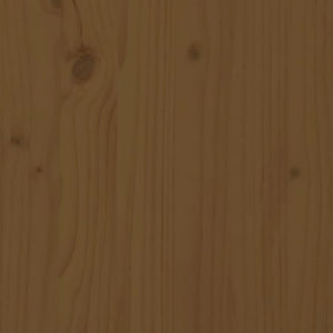 Veggmontert hodegavl honningbrun 141x3x91,5 cm heltre furu