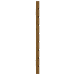 Veggmontert hodegavl honningbrun 166x3x63 cm heltre furu