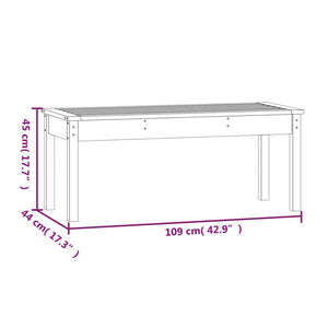 Hagebenk 109x44x45 cm heltre douglasgran