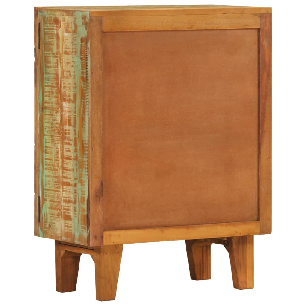 Håndskåret skjenk 55x30x75 cm gjenvunnet heltre