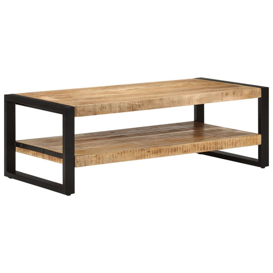 Coffee table 120x55x40 cm solid mango wood