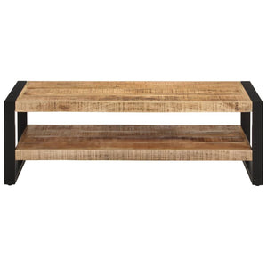 Coffee table 120x55x40 cm solid mango wood