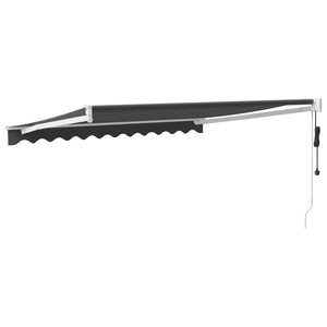 Automatisk uttrekkbar markise antrasitt 3x2,5 m