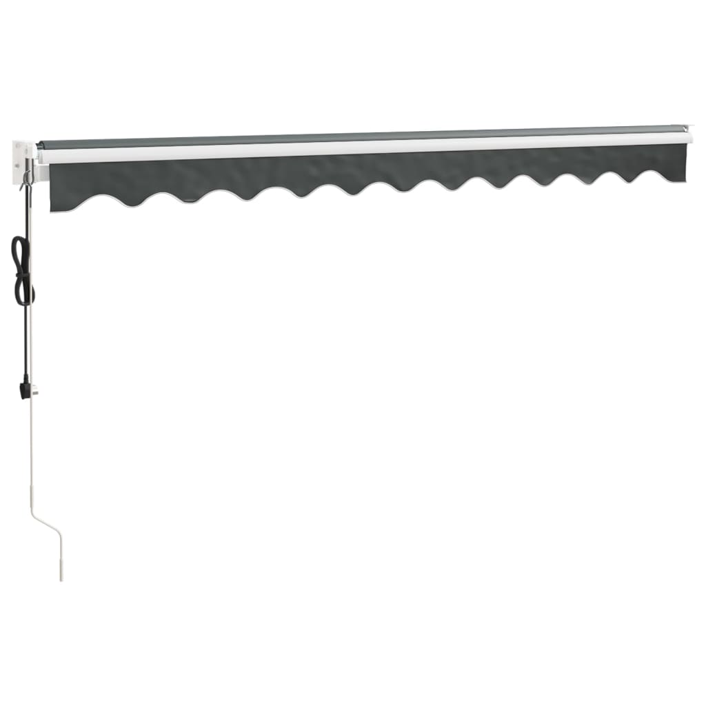 Automatisk uttrekkbar markise antrasitt 3x2,5 m